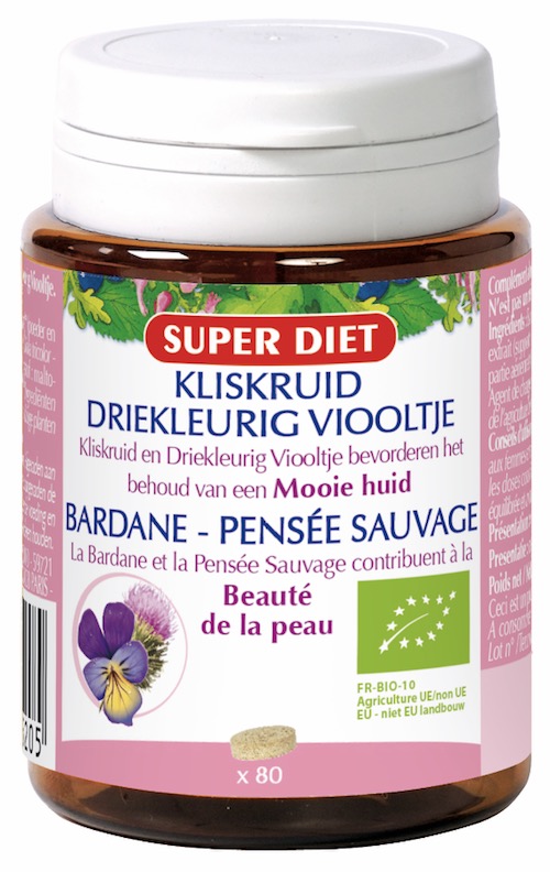 Super Diet Kliskruid - driekleurig viooltje bio 80tabletten PL 483/193